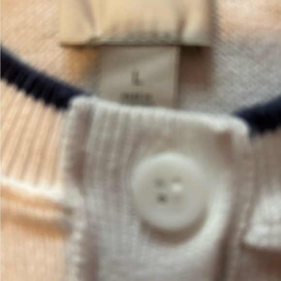 Maeve White and Navy Sweater - Picture 7 of 11